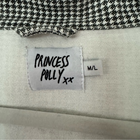 Princess Polly Black and White denim jacket - Picture 4 of 5